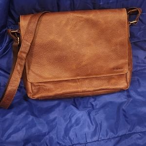 Leather Messenger Bag
